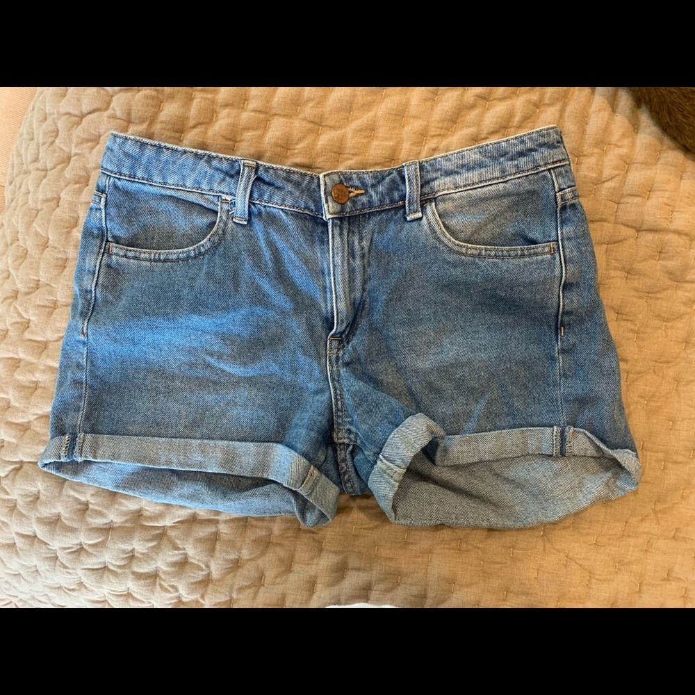 Denim shorts